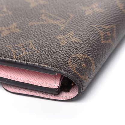 Louis Vuitton Monogram Emilie Wallet Rose Ballerine 15 of 20