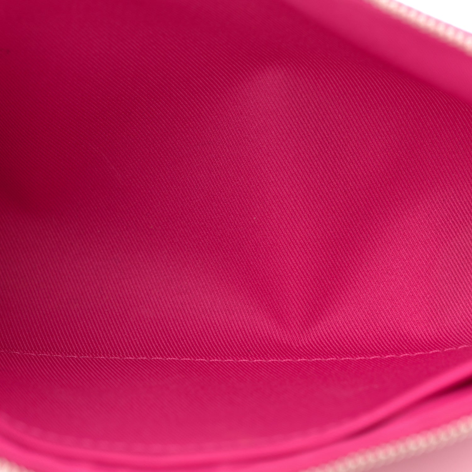 Louis Vuitton Satin Sequin Monogram Giant Pochette Accessories Fuchsia 5 of 9