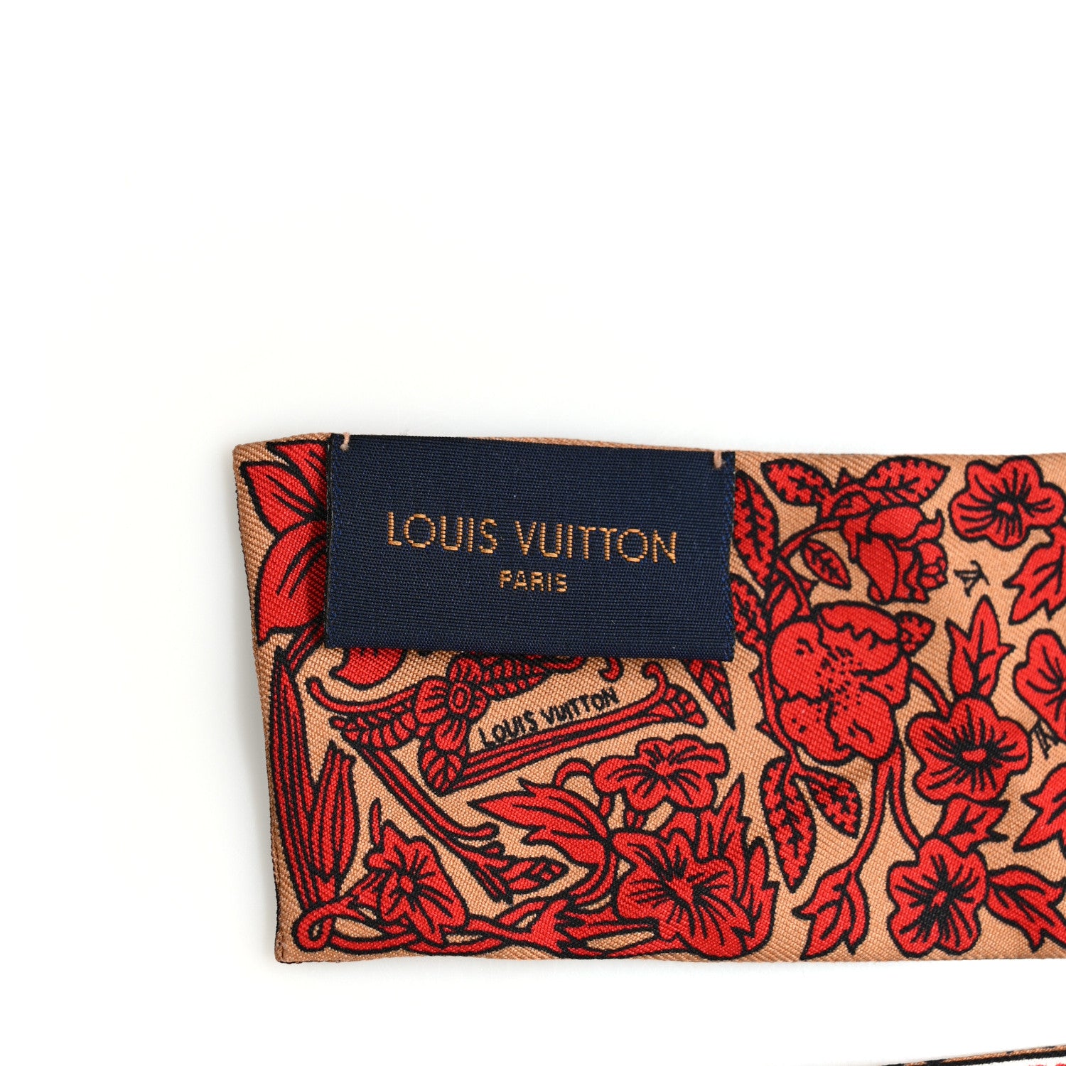 Louis Vuitton Silk Jeu De Louis BB Bandeau Beige 3 of 4