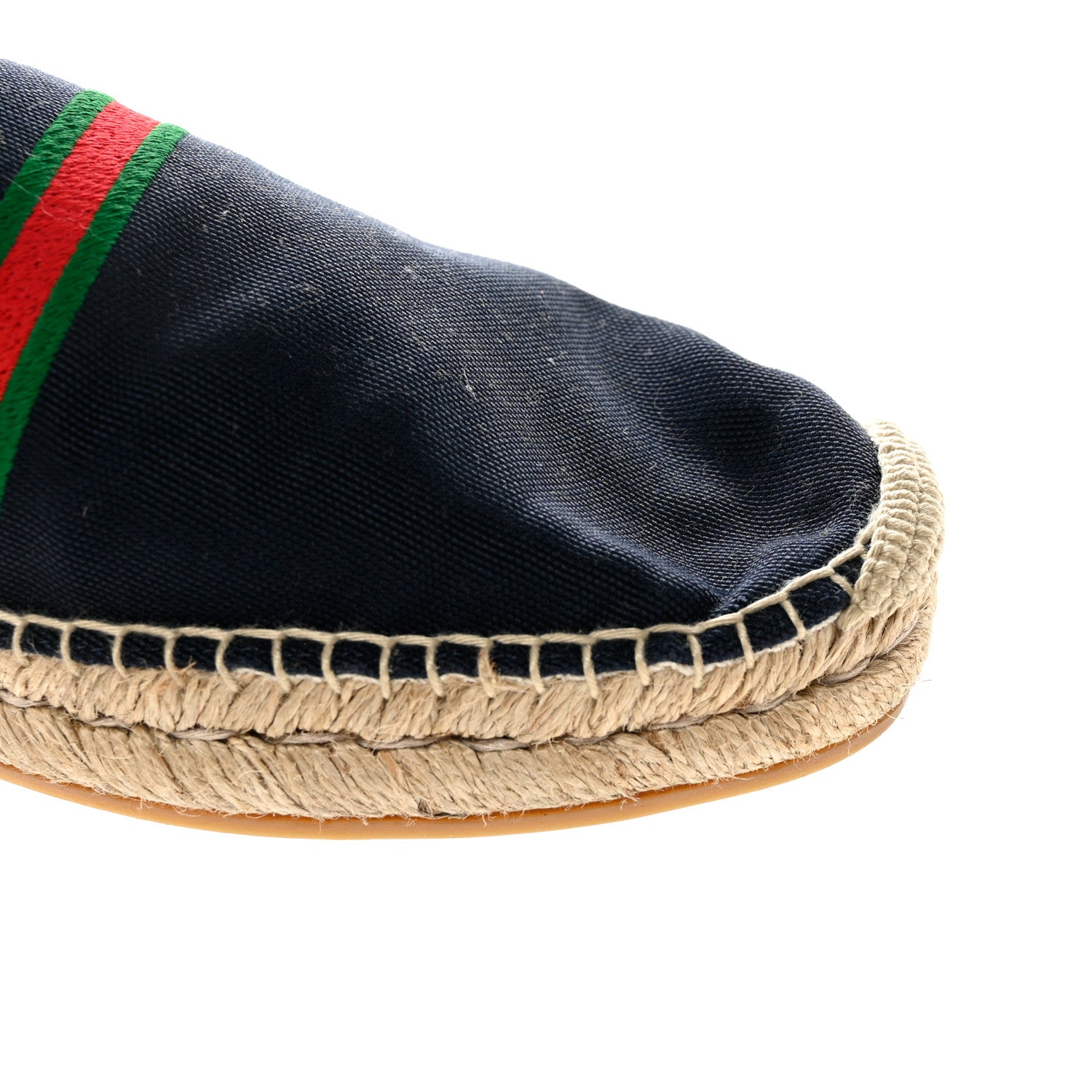 Gucci Terry Cloth Mens GG Monogram Espadrilles 9 Blue Red 8 of 11