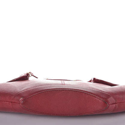Alexander McQueen Calfskin De Manta Clutch Red 15 of 17