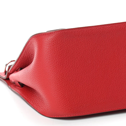 Hermes Taurillon Clemence Jypsiere 28 Rouge Casaque 7 of 10