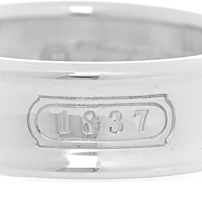 Tiffany Sterling Silver 1837 Band Ring 54 7 4 of 5