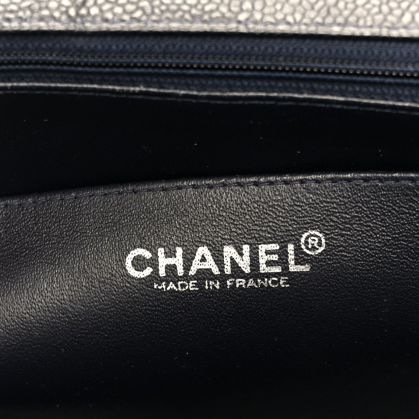 Caviar Jumbo Single Flap Black