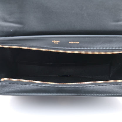 Celine Velluto Calfskin Suede Medium Tri-Color Trapeze Light Blue 5 of 9