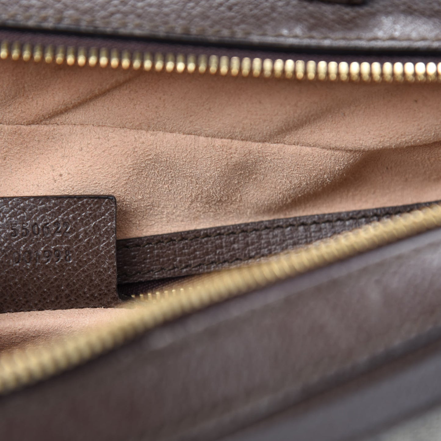 GG Supreme Monogram Web Small Ophidia Top Handle Shoulder Bag Brown