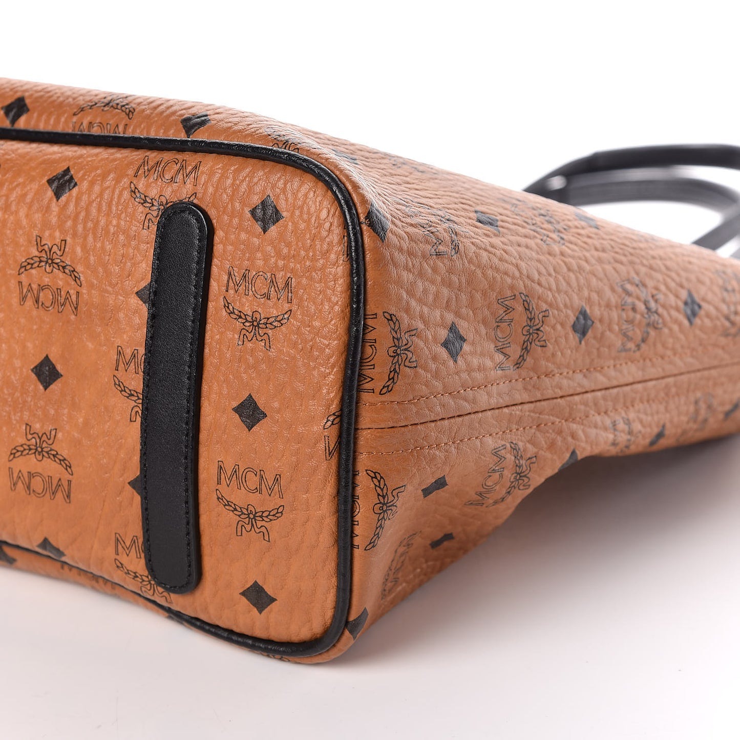 Visetos Medium Project Reversible Shopper Tote Cognac