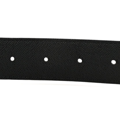 Louis Vuitton Calfskin Monogram 30mm LV Initiales Reversible Belt 90 36 Black 5 of 8