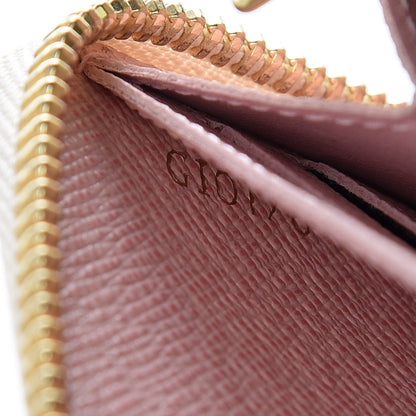 Louis Vuitton Damier Azur Clemence Wallet Rose Ballerine 7 of 7