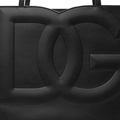Dolce & Gabbana Calfskin DG Logo Shopper Tote Black 9 of 11