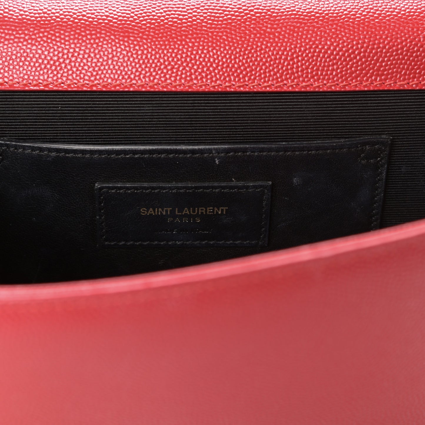 Grain De Poudre Medium Monogram Kate Satchel Red