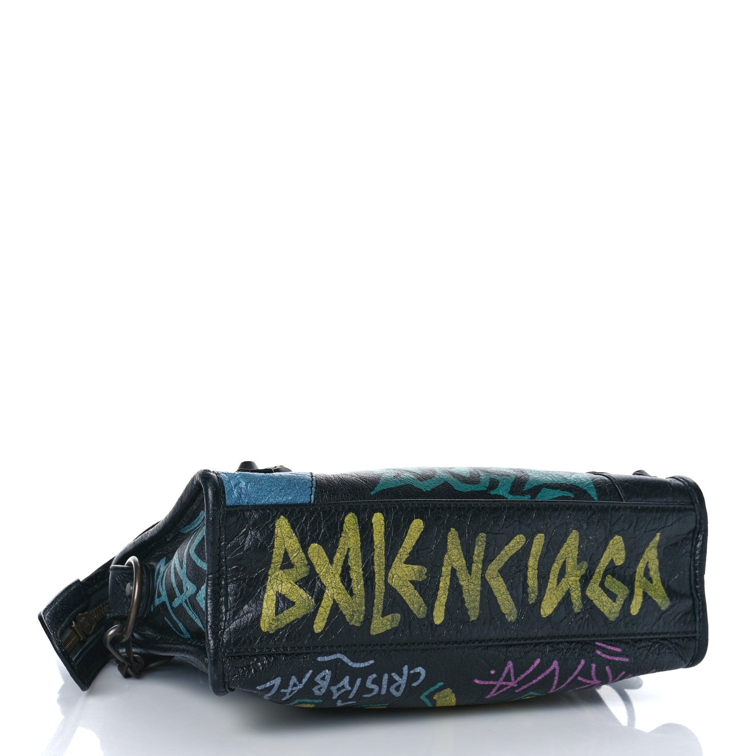 Balenciaga Agneau Arena Graffiti All Over Classic Hardware Mini City Black Multicolor 4 of 9