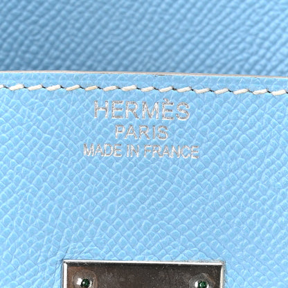 Hermes Epsom Candy Birkin 35 Celeste Mykonos 6 of 10