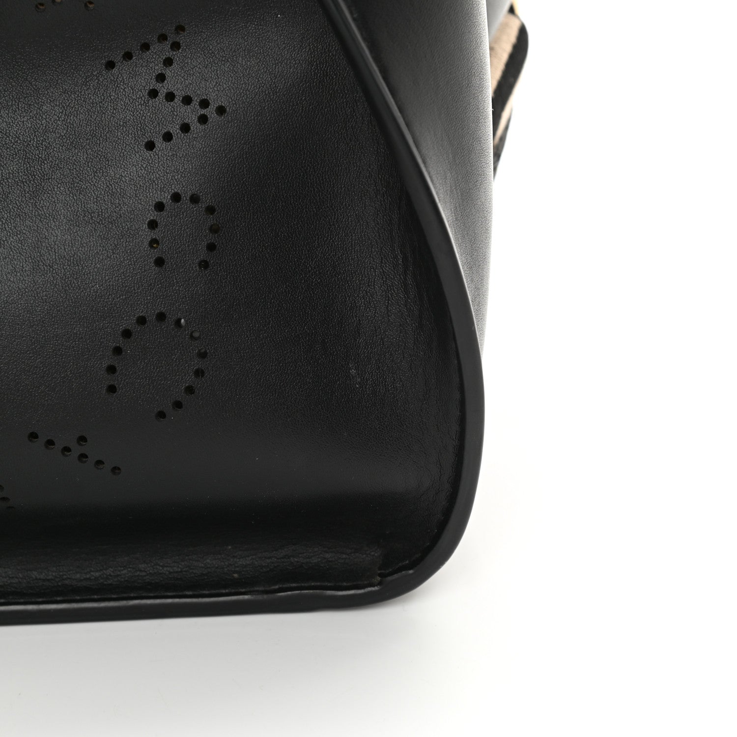 Stella McCartney Eco Alter Nappa Perforated Logo Mini Crossbody Black 15 of 18