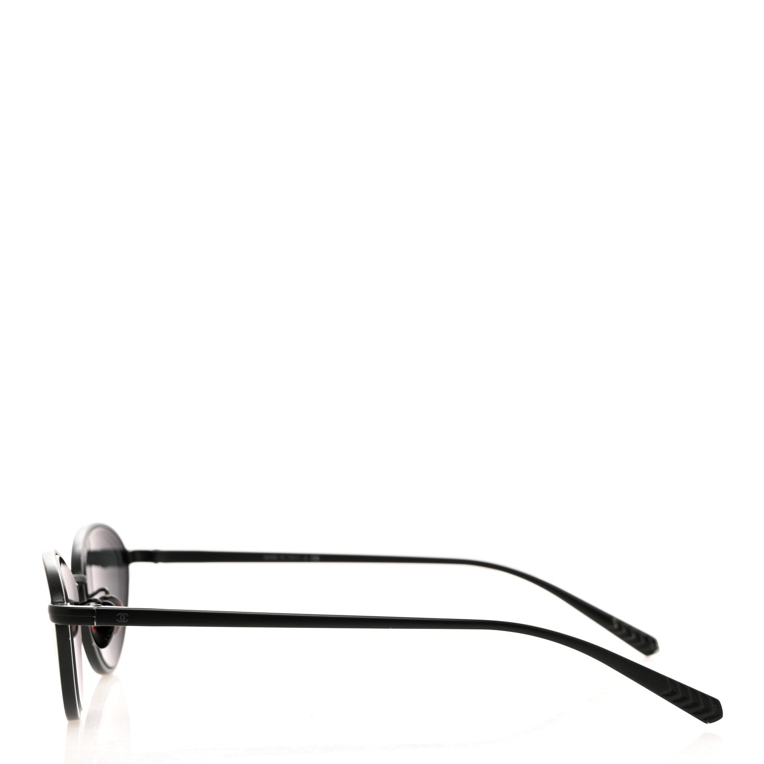 Chanel Metal Cat Eye Sunglasses 4255 Black 3 of 12