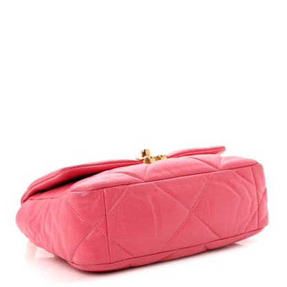 Chanel Lambskin Quilted Medium Chanel 19 Flap Light Pink 4 of 11