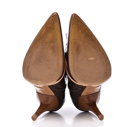 Louis Vuitton Monogram Patent Gina Ankle Boots 39.5 5 of 10
