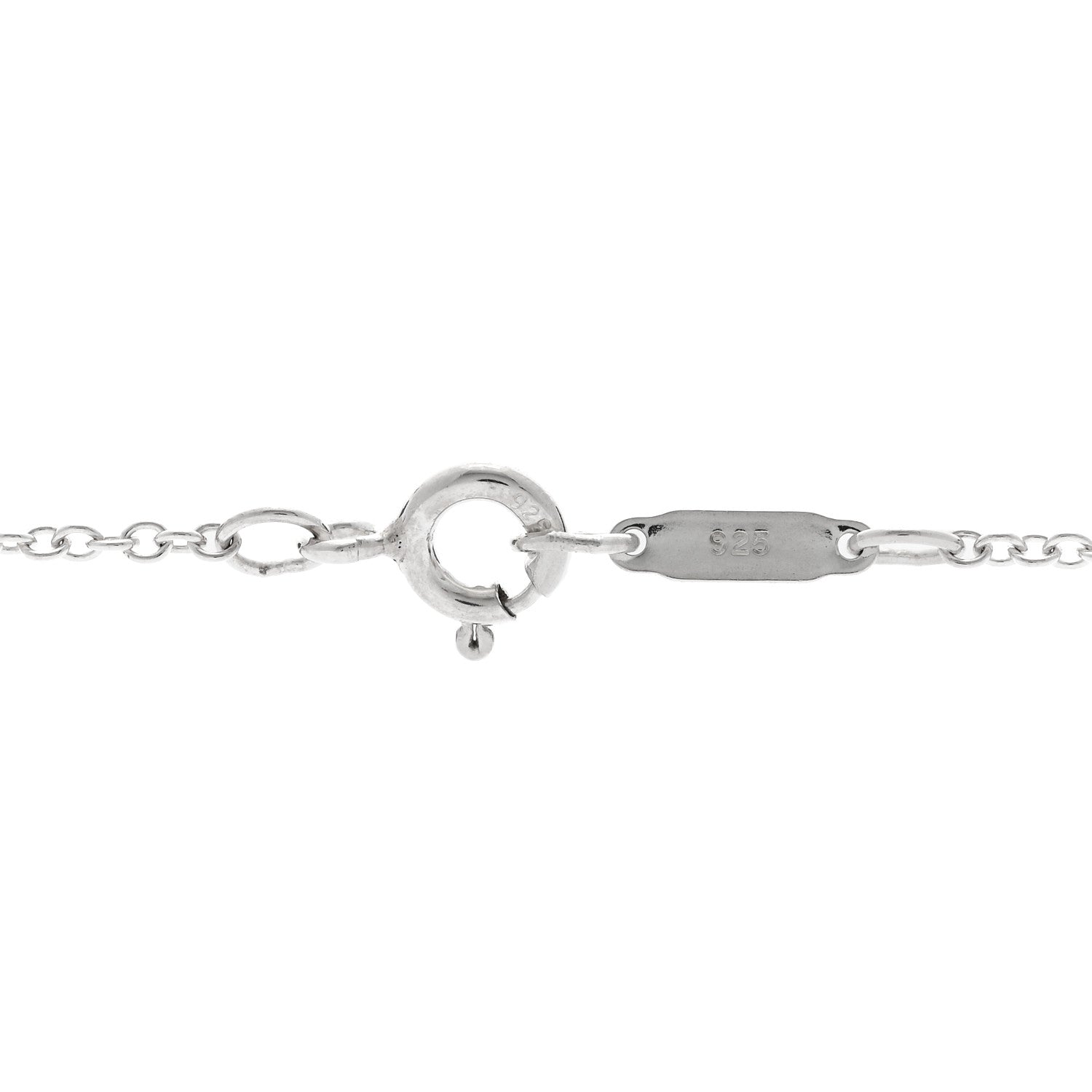 Tiffany Sterling Silver Notes Round Pendant Necklace 5 of 5