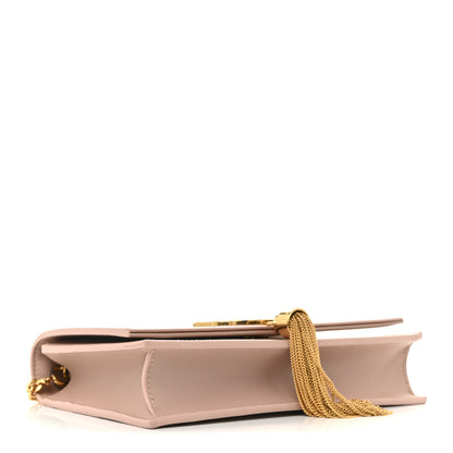 Saint Laurent Smooth Calfskin Classic Monogram Kate Tassel Chain Wallet Pale Pink 4 of 10