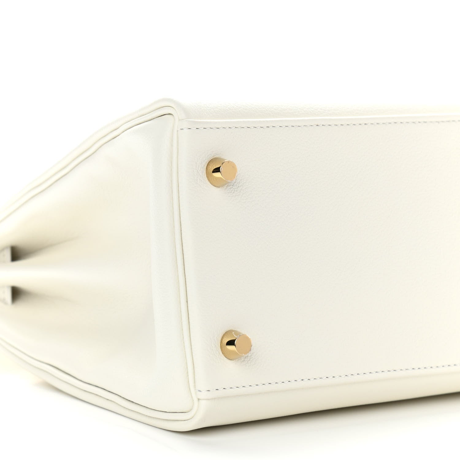 Hermes Evercolor Kelly Retourne 28 White 9 of 11