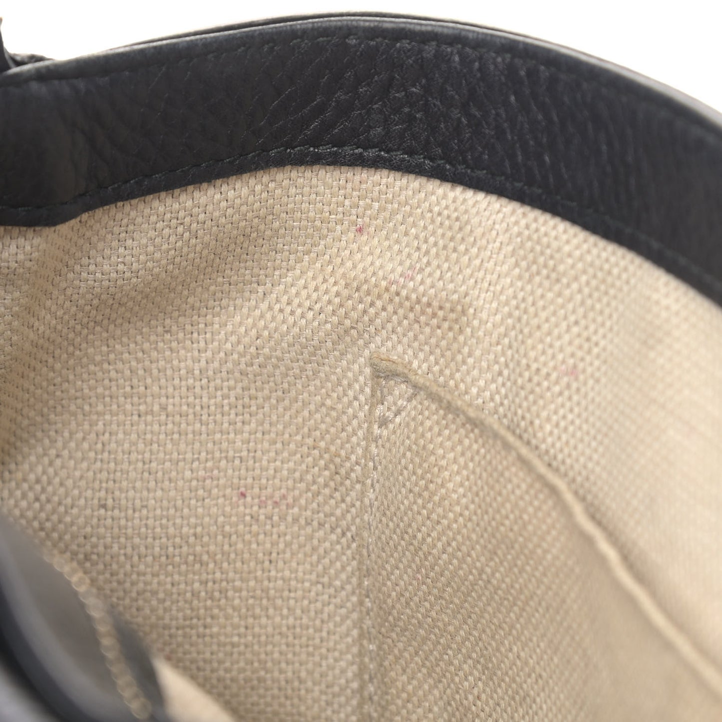 Pebbled Calfskin Medium Soho Flap Crossbody Black