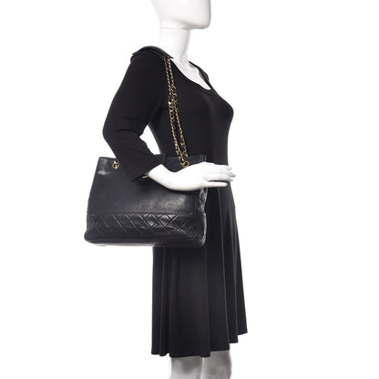 Chanel Lambskin Quilted Tote Black 2 of 16