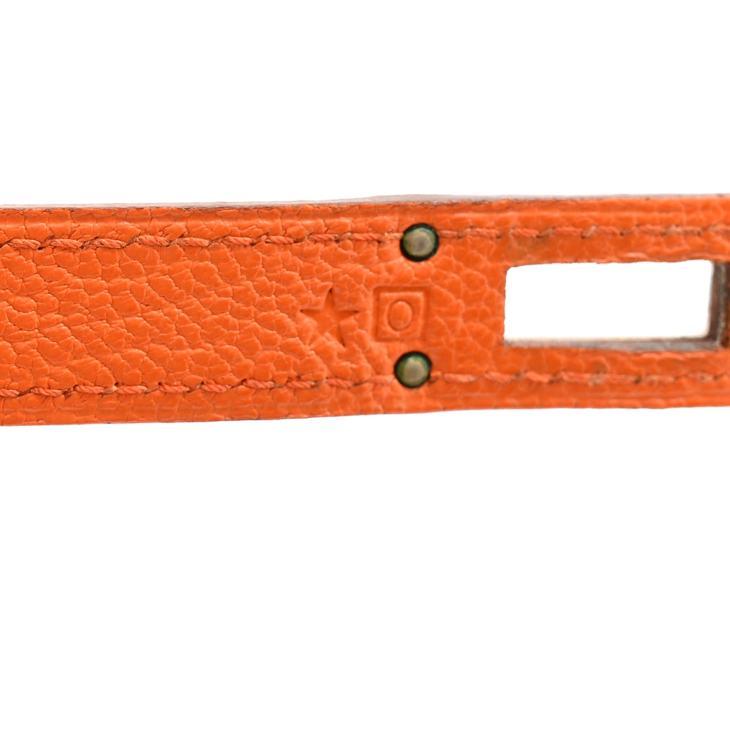 Hermes Chevre Mysore Kelly Longue Wallet Orange 9 of 14