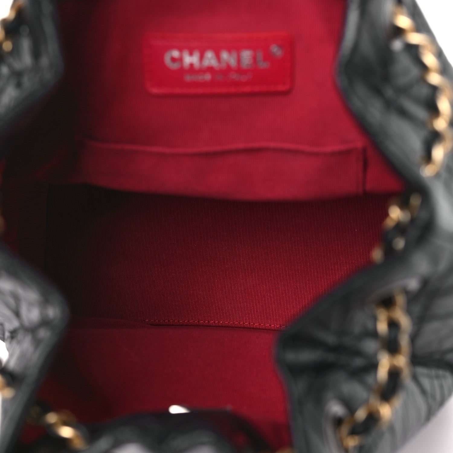 Chanel Aged Calfskin Quilted Small Gabrielle Backpack Black 5 of 10