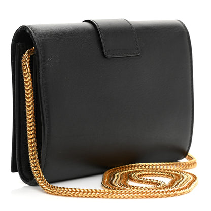 Saint Laurent Calfskin Classic Y Ligne Chain Wallet Black 3 of 13