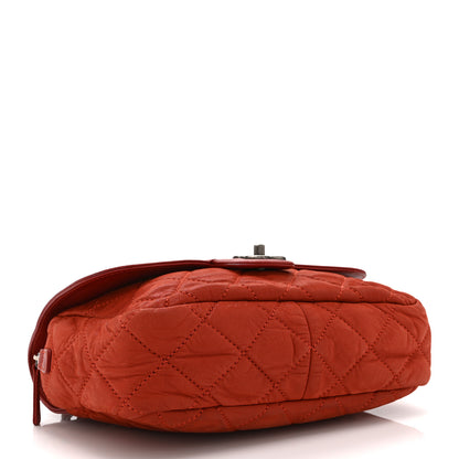 Chanel Iridescent Calfskin Medium In the Mix Flap Red 4 of 10