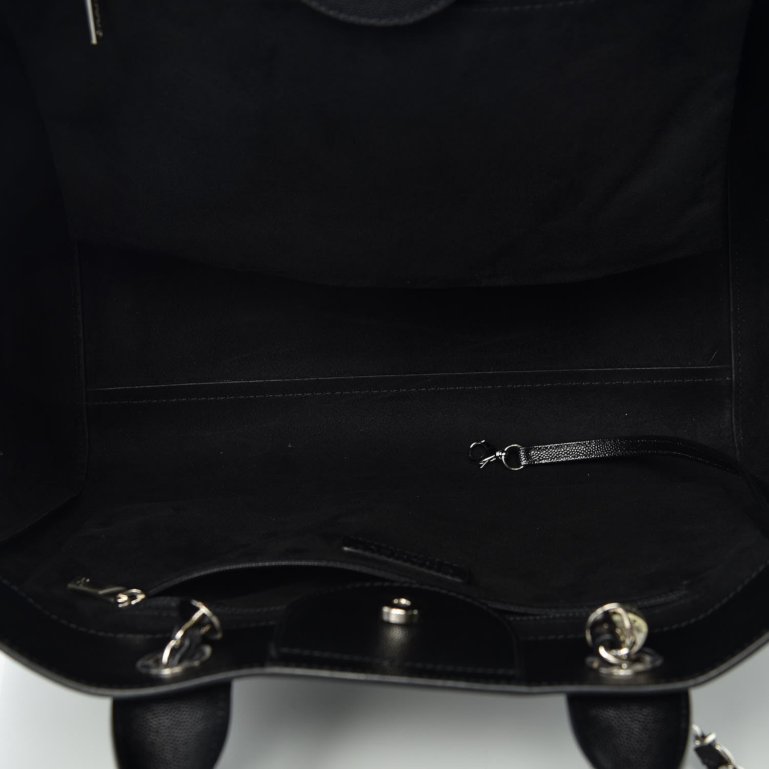 Chanel Caviar Large Studded Deauville Tote Black 5 of 10