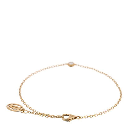Cartier 18K Yellow Gold Diamond LM D'Amour Bracelet 2 of 3