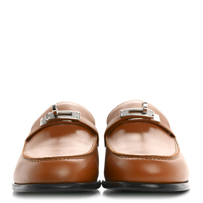 Hermes Calfskin Womens Destin Loafer 38 Naturel 3 of 10