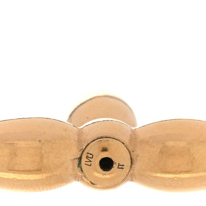 Louis Vuitton Pearl Louisette By Night Earrings Gold 5 of 5