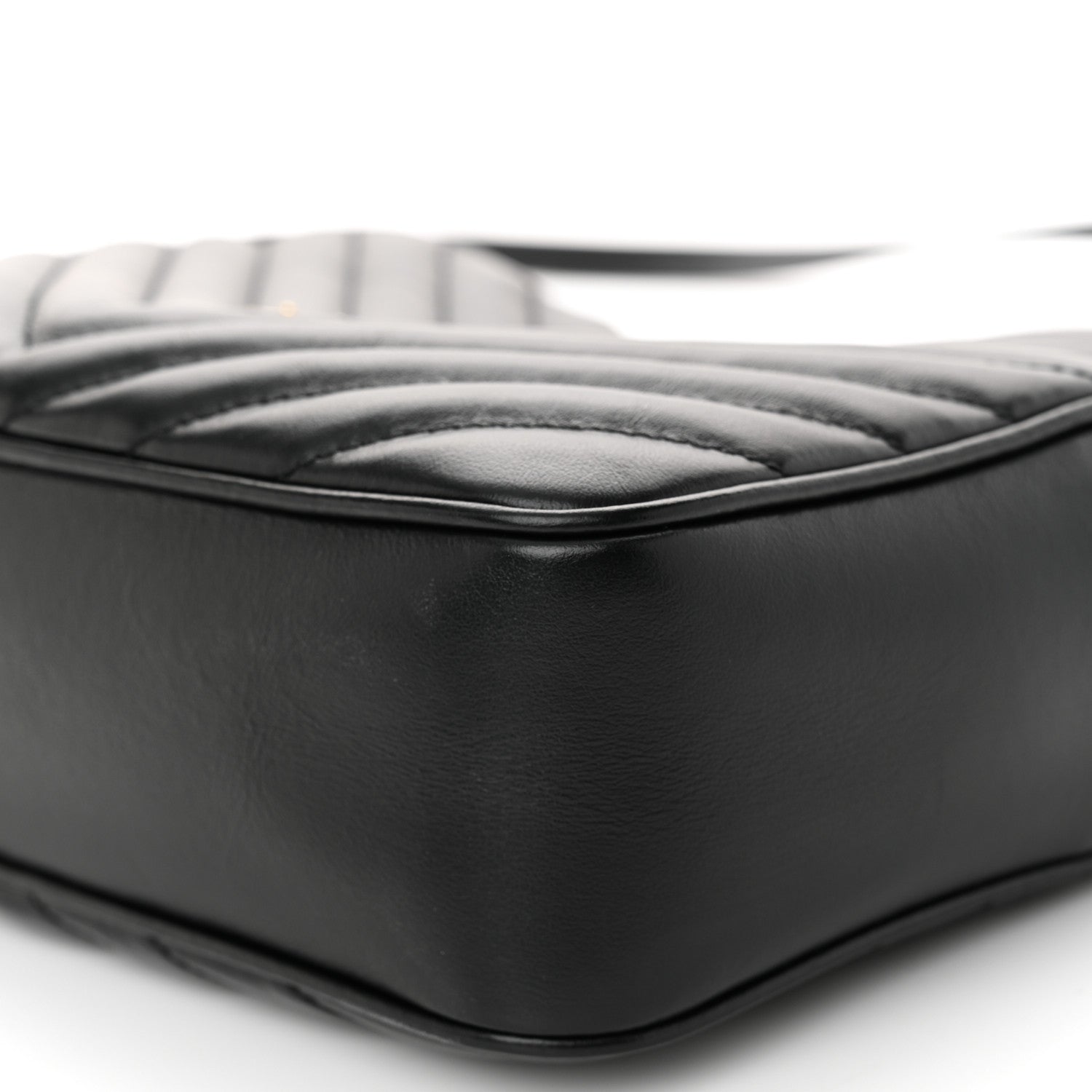 Saint Laurent Calfskin Matelasse Monogram Lou Camera Bag Black 9 of 10
