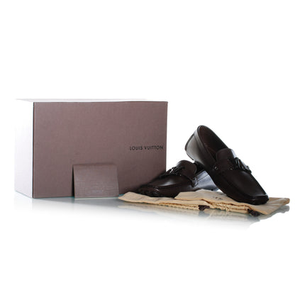 Louis Vuitton Leather Monte Carlo Loafers Cacao Brown 11 4 of 8