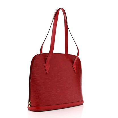 Louis Vuitton Epi Lussac Castillan Red 3 of 14