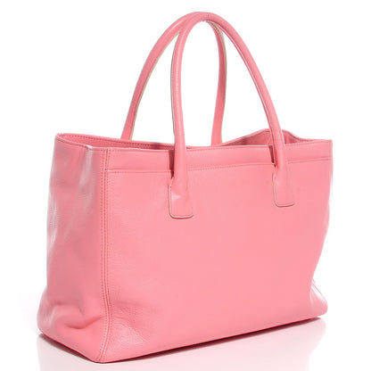 Chanel Calfskin Cerf Shopper Tote Pink 3 of 7