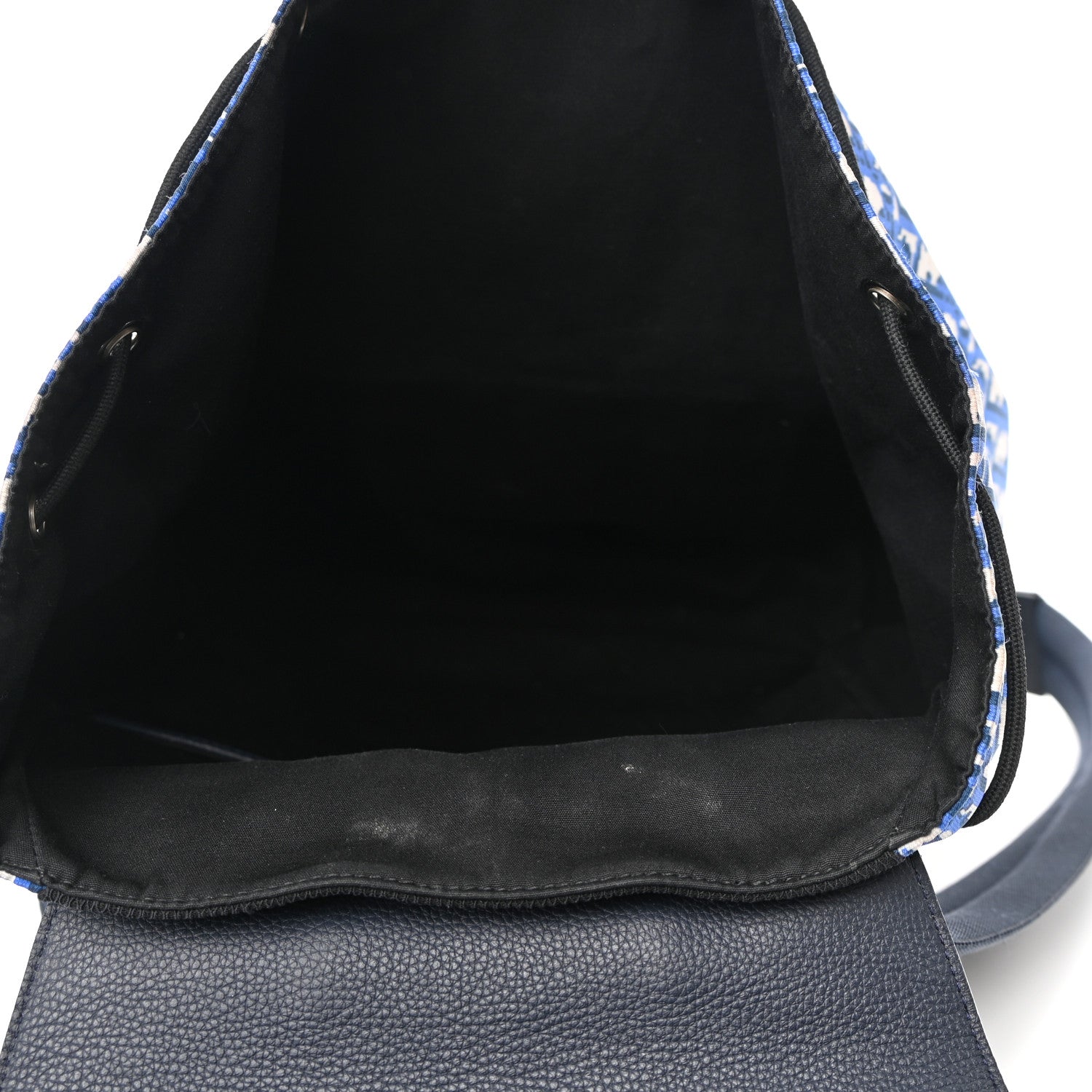 Christian Dior Technical Fabric Oblique Motion Backpack Light Blue 5 of 12