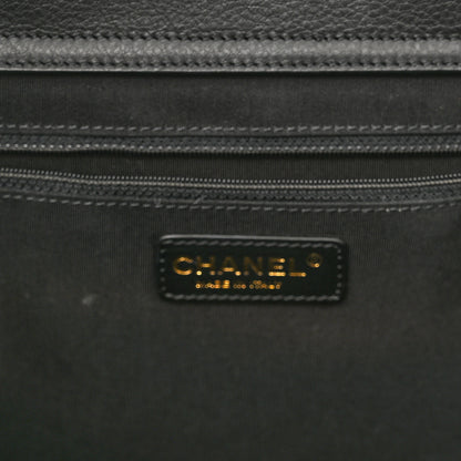 Chanel Bullskin Stitched Medium Shopping Bag Black 6 of 11