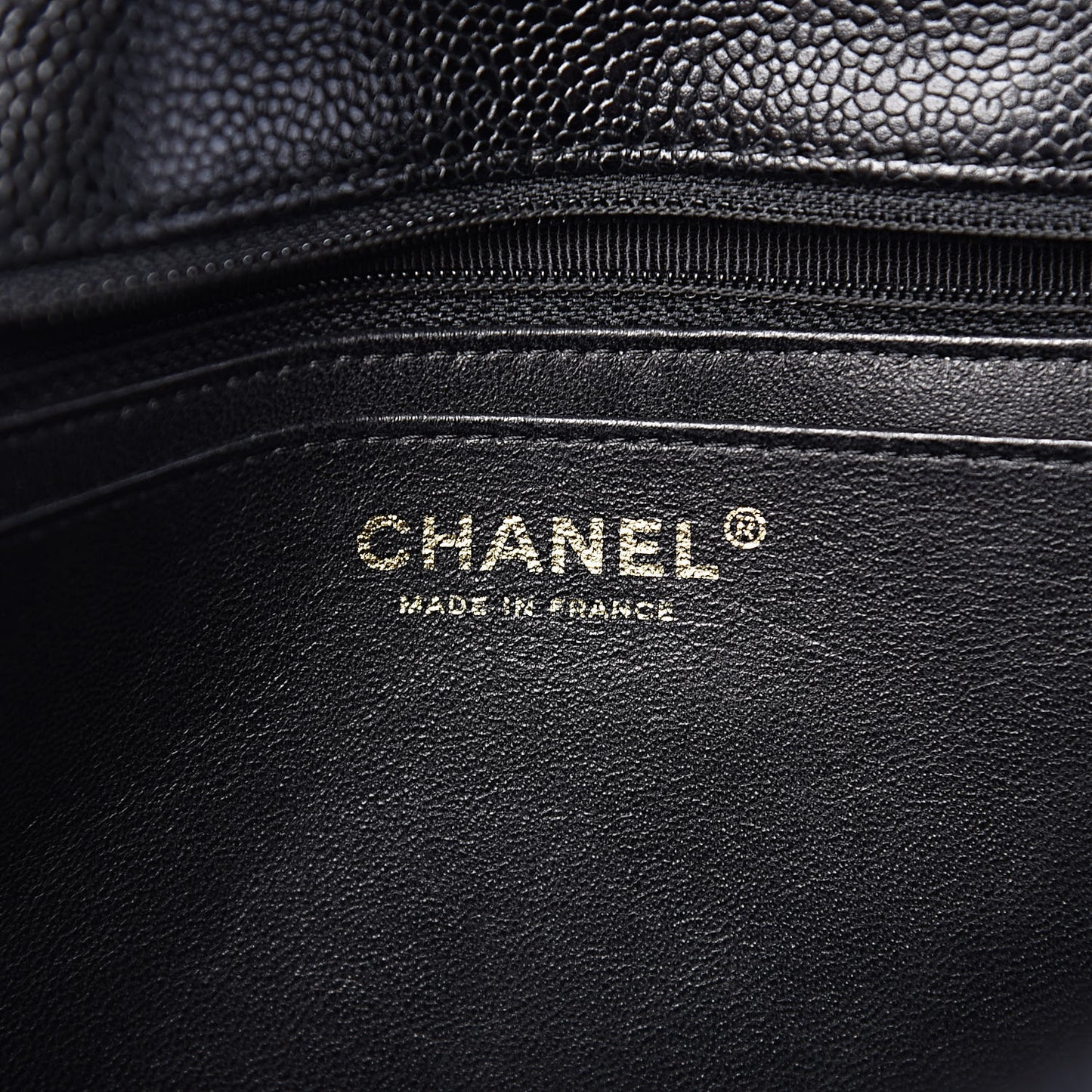Caviar Quilted Jumbo Single Flap Black