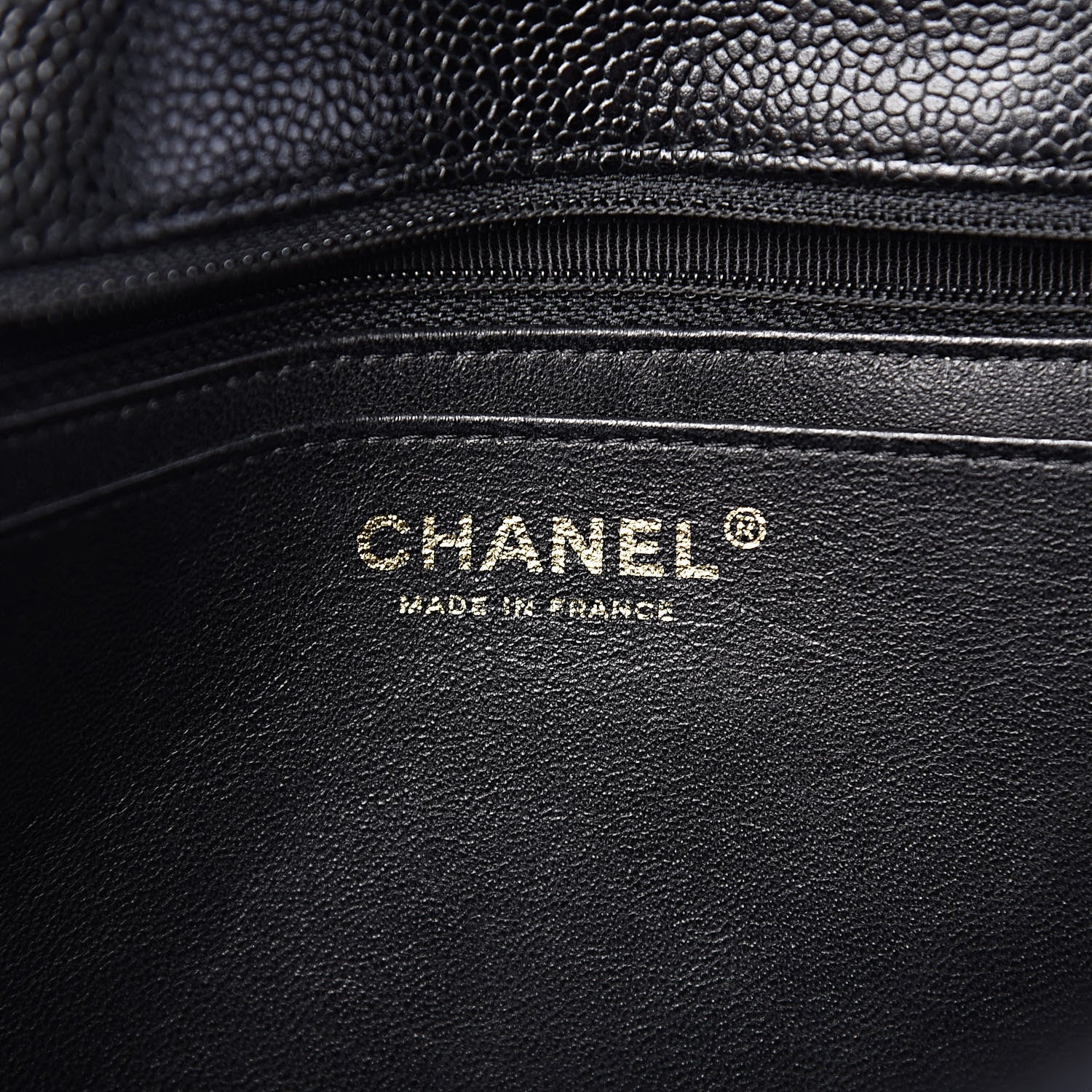 Chanel Caviar Quilted Jumbo Single Flap Black 6 of 12