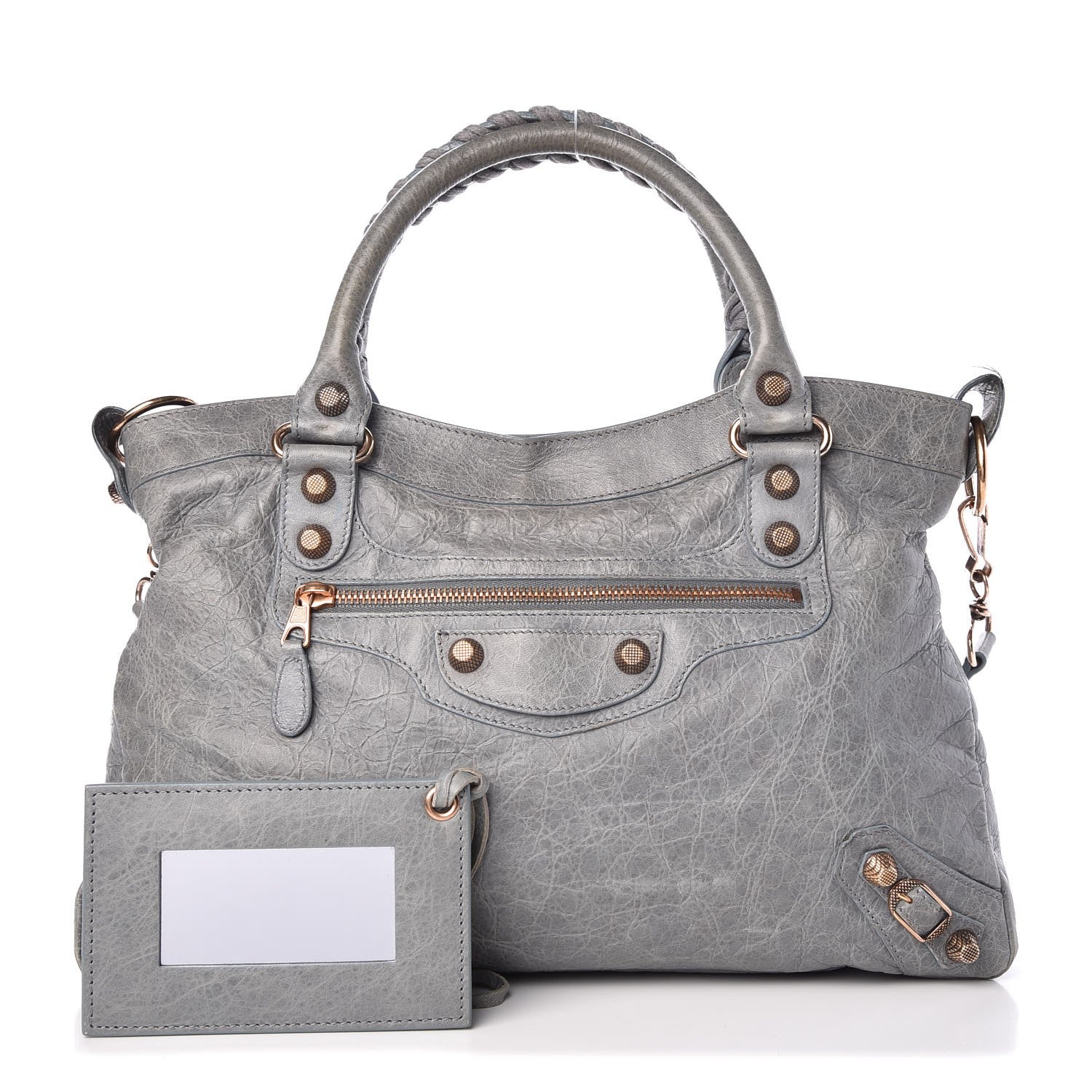 Balenciaga Agneau Giant 12 Rose Gold Hardware Town Ardoise 1 of 9