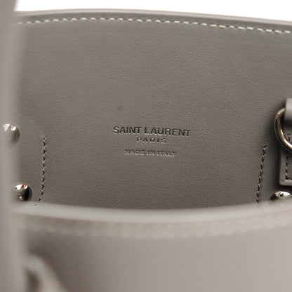 Saint Laurent Grained Calfskin Baby Sac De Jour Pearl Grey 6 of 7