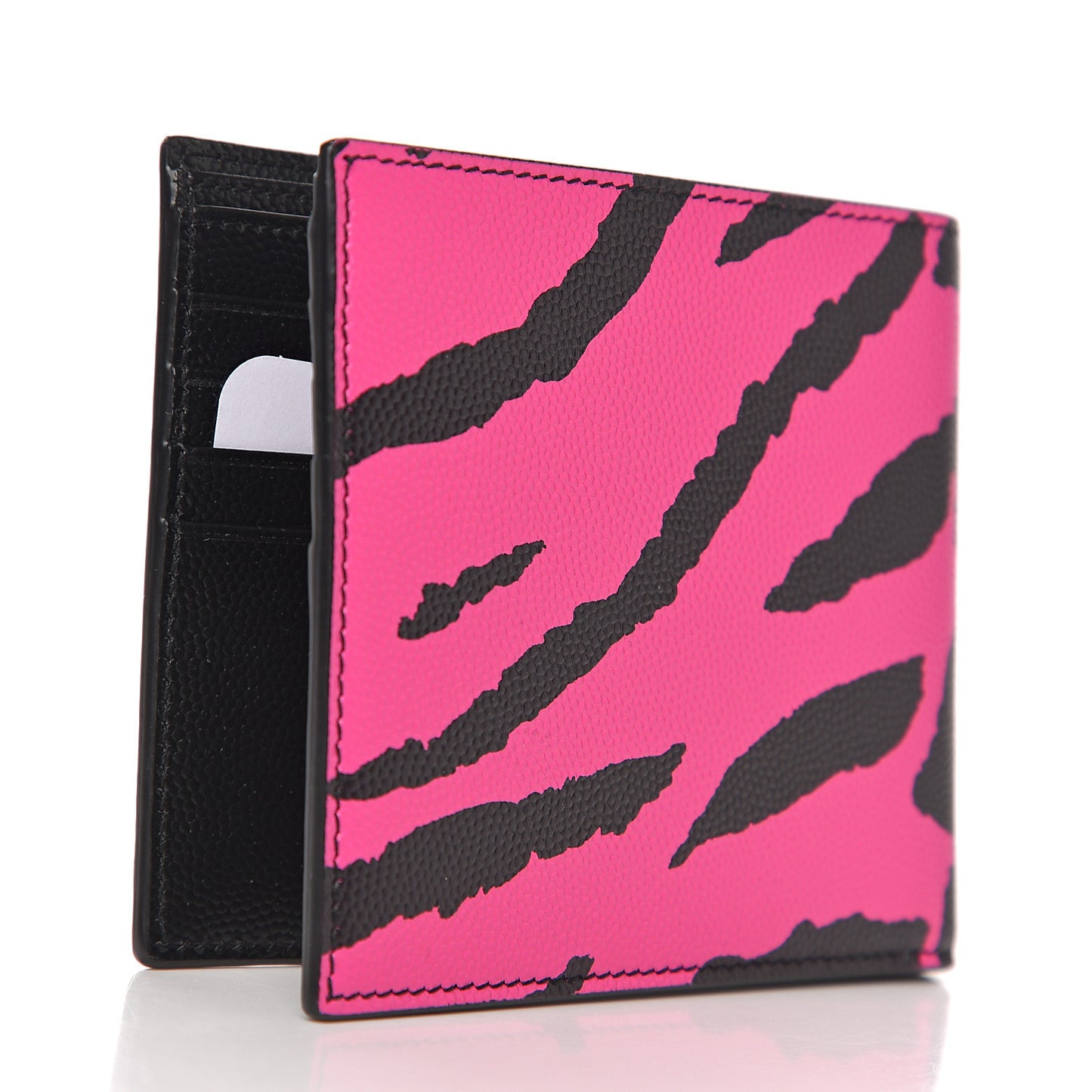 Grain De Poudre Zebra Print East West Wallet Pink