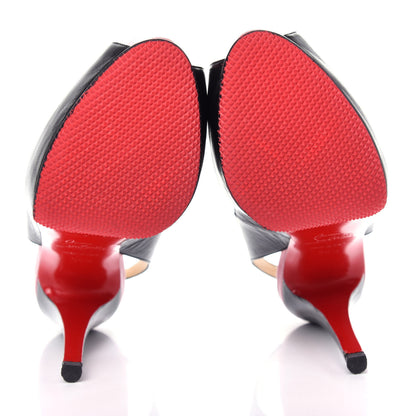 Christian Louboutin Kid No Prive 120 Pumps 35.5 Black Red 6 of 9