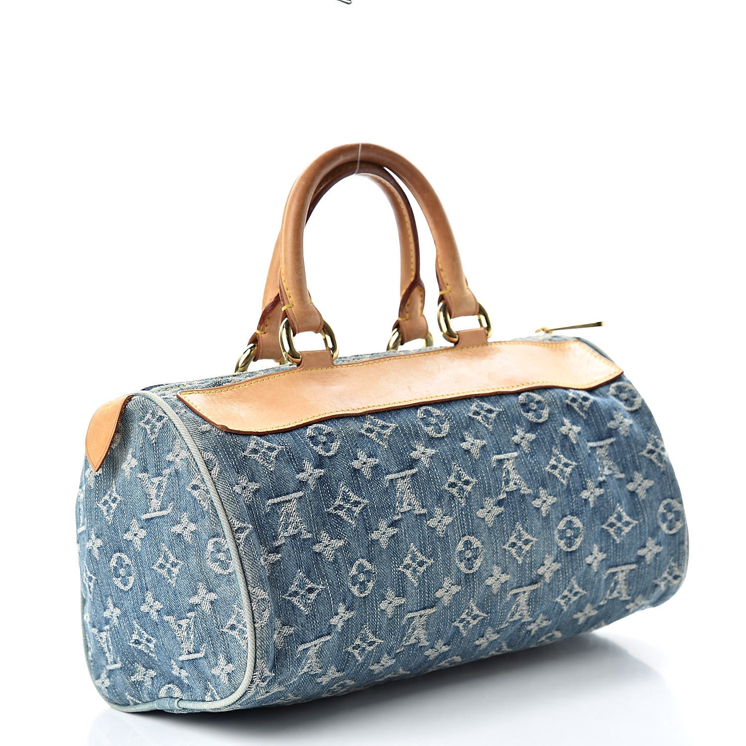 Louis Vuitton Monogram Denim Neo Speedy Blue 3 of 13