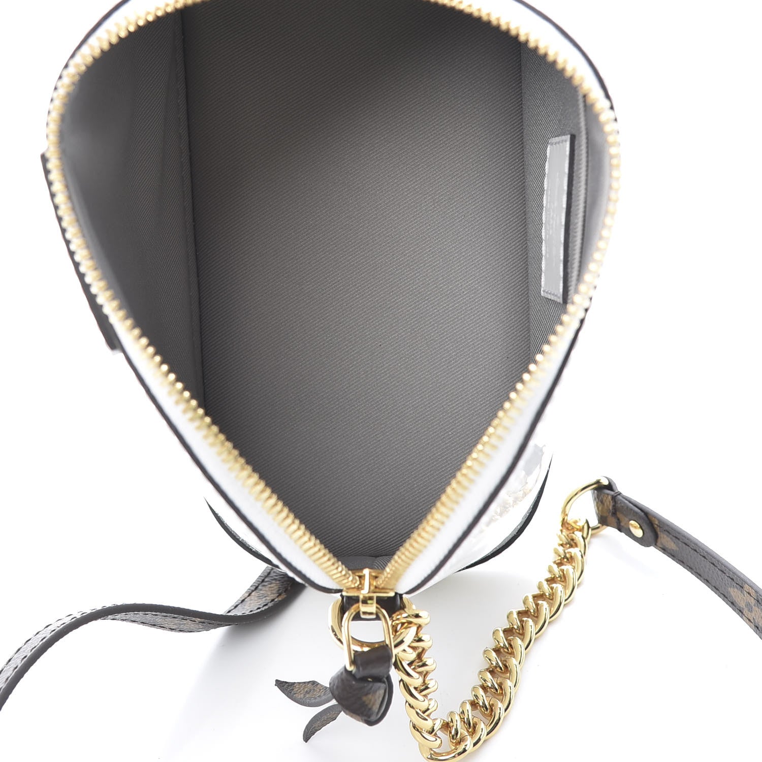 Louis Vuitton Patent Monogram Alma Mini Snow 5 of 15