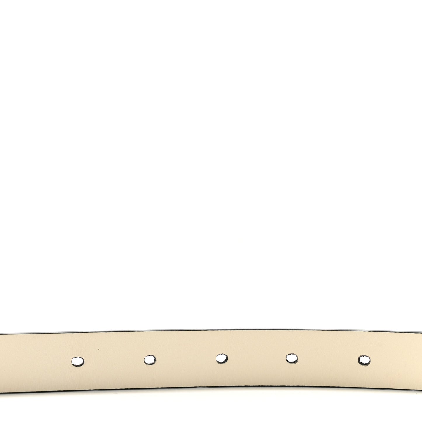 Calfskin Saddle Belt 70 28 White