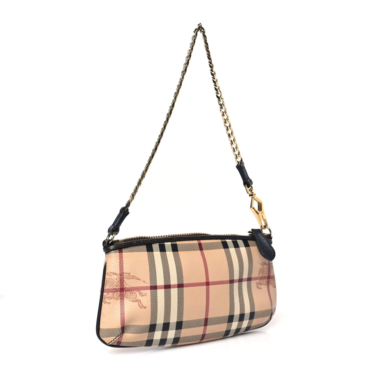 Burberry Haymarket Check Clara Pochette Chocolate 3 of 10
